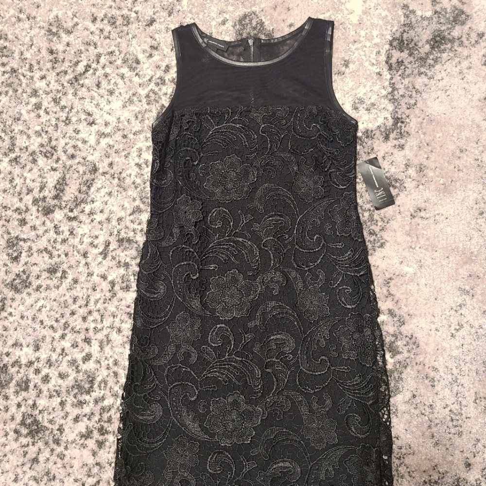 NWT INC International Concepts black dress size 0